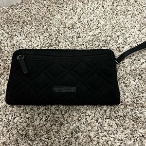 Vera Bradley fabric zip around wallet